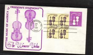 #U590 Violin Envelope combo violins UNKNOWN CACHET