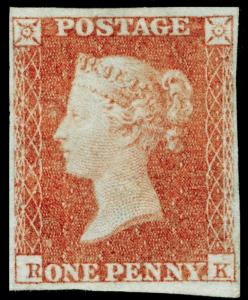 Sg8, 1d red-brown PLATE 118, M MINT. Cat £600. RK