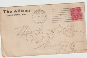 U.S Scott 319C on cover