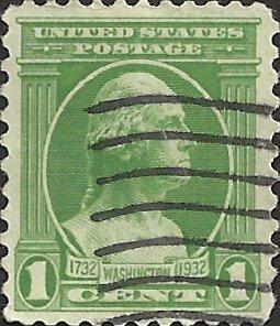 # 705 Used Green Washington Bicentennial