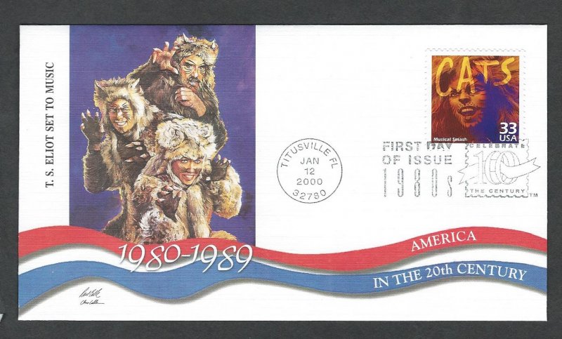 United States  Fleetwood  FDC sc 3190b