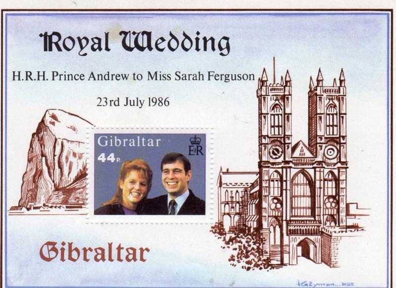 Gibraltar Wedding of Andrew and Sarah MNH