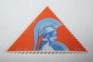 Netherlands Dutch Letter Seal MNH triangle Stamp 5a105