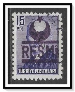Turkey #O20 Official Used