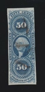 US R62a 50c Probate of Will Used F-VF SCV $55