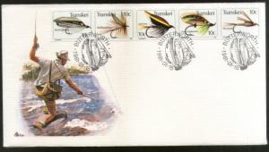 Transkei 1981 Dragonflies Insect Fishing Files Fish Marine Life FDC # 16512