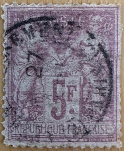 France 1877-80 Sc.96 Used