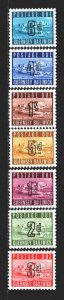 Guernsey. 1969. 1-7. Porto, mail landscape. MNH.