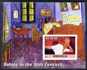 Angola 2002 Salute to the 20th Century #07 imperf s/sheet...