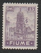 FIUME #31 MINT HINGED