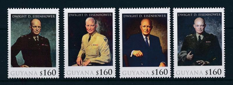 [75351] Guyana 2010 World War II Dwight Eisenhower  MNH