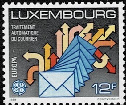 1988 Luxembourg Scott Catalog Number 787 Used