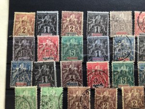 French Colonies mounted mint & used stamps A12894