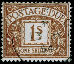 SGD39, 1s ochre, FINE used.