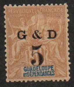 Guadeloupe Sc #45 Mint Hinged