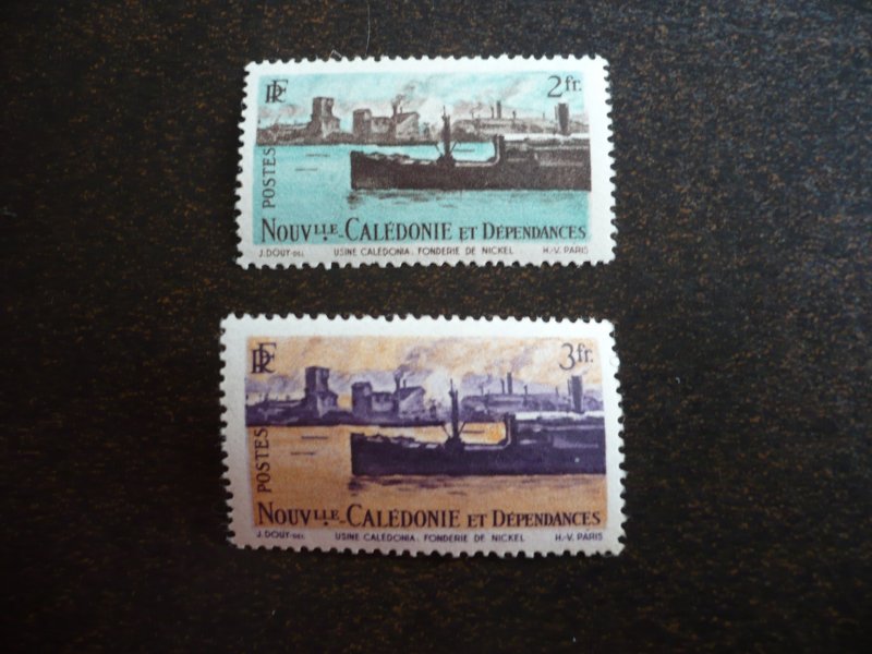 Stamps - New Caledonia - Scott# 285, 287 - Mint Hinged Part Set of 2 Stamps