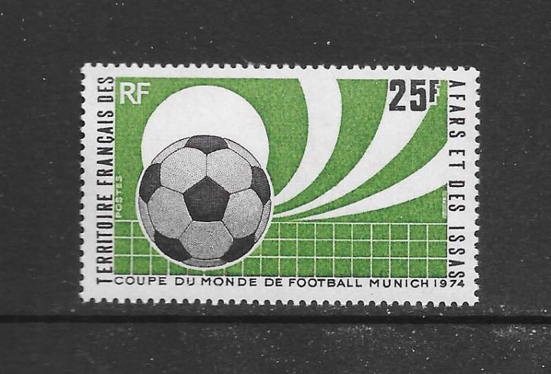 AFARS & ISSAS #373 WORLD CUP SOCCER MNH