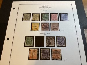 ICOLLECTZONE Super Clean Germany Album Page Local Officials  (C500-31)