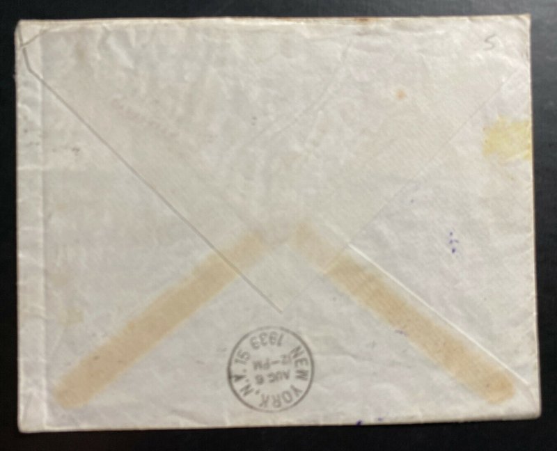 1939 Oxford England airmail Atlantic Service Cover To New York USA