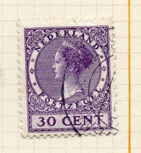 Netherlands 1934-39 Early Issue Fine Used 30c. NW-158984