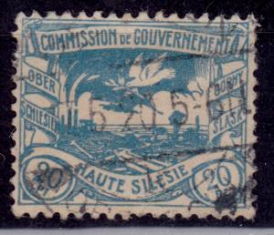 Upper Silesia, 1920, Haute Silesie Plebisite, 20pf, sc#20, used