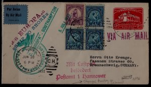 USA/Germany Catapult cover 5.7.32 Europa-Southampton