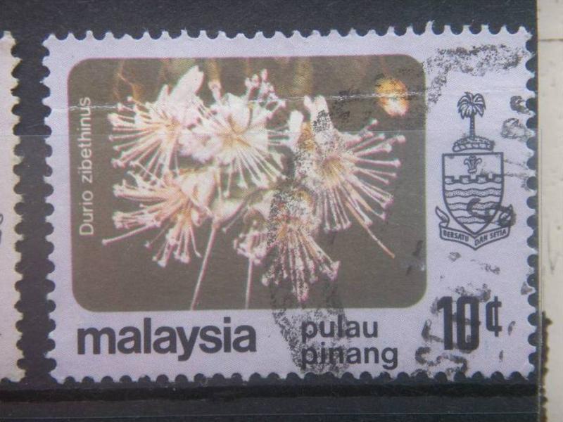 PENANG, 1979, used 10c, Flowers, Scott 84