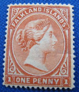 FALKLAND ISLANDS 1891  -  SCOTT # 11  MH   (f7)