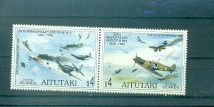 Aitutaki - Sc# 510. 1995. 50th ANN. End World War II. MNH. $20.00.