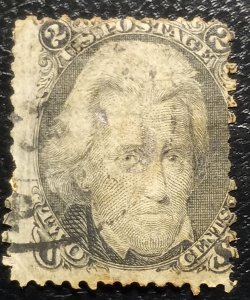 US #73 Use Fine Gray-Black 1863