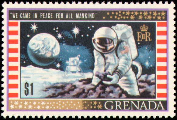 Grenada #328-336, Complete Set(9), 1969, Space, Never Hinged