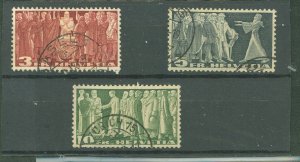 Switzerland #244-246 Used Single (Complete Set)