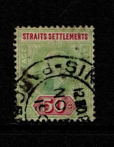 Straits Settlements SG# 135a, Used, Hinge Remnant - S7506