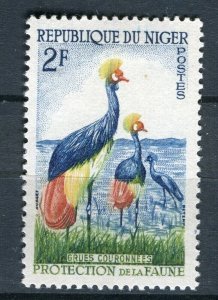 FRENCH COLONIES; NIGER 1959 early Wildlife issue Mint hinged 2Fr. value