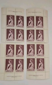 Canada 1964 #433 Royal Visit Set Of Plate Blocks MNH