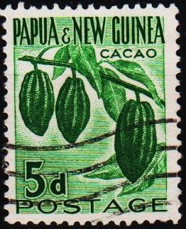 Papua New Guinea.1952 5d S.G.19 Fine Used