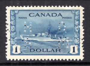 Canada O262 Official Perfin Ship MNH VF