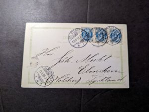 1900 Denmark Cover Holstebro to Elmshorn Germany