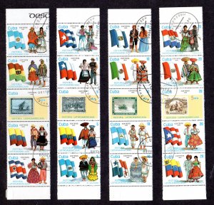 Cuba 3253-3272 Used (Full Set) Flags