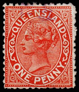 Queensland Scott 66c (1882) Used F-VF M