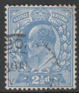 GB Scott 148 - SG283, 1911 Edward VII 2.1/2d Perf 15 x 14 used