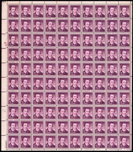 1052, Mint VF $1 Sheet of 100 Stamps - Scarce Sheet! ** Stuart Katz