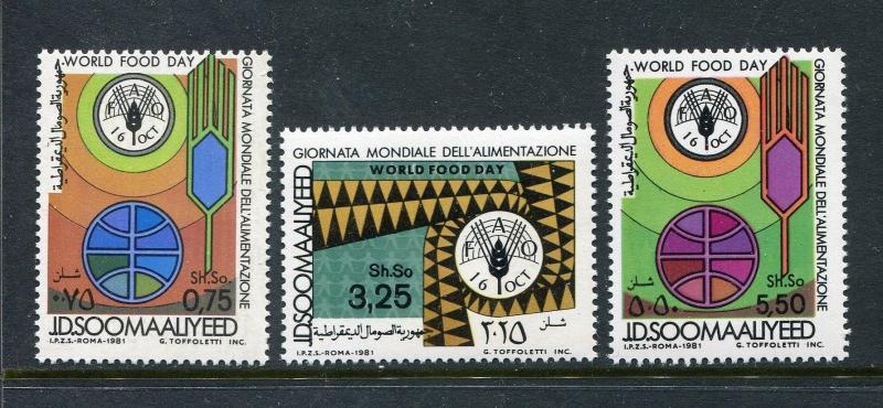 Somalia 494-496, MNH, FAO 1981.  x27958