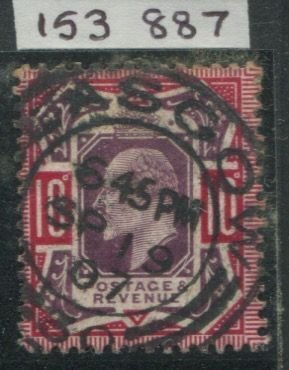 1902 10d slate purple and deep carmine, D.L.R. ptg., (SG254b) (M43 (3)), f.u.