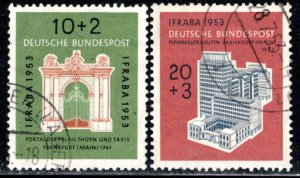 Germany Bund Scott # B332 - B333, used