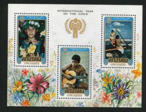 Aitutaki Cook Islands Scott B31 Year of Child sheet 1979