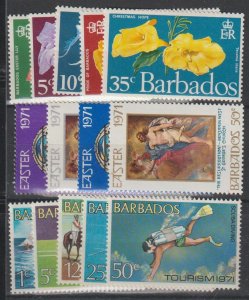 Barbados SC  348-61 MNH