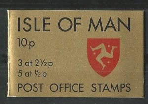 Great Britain-Isle Man 10p Sachet Booklet (1) Mint