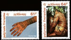 Scott #597-8 Tattoos MNH