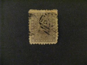 British Guiana #34 used short perfs a21.3 2193